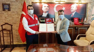 Reyhanlı Belediyesi ile Türk Kızılay arasında  işbirliği protokolü imzalandı
