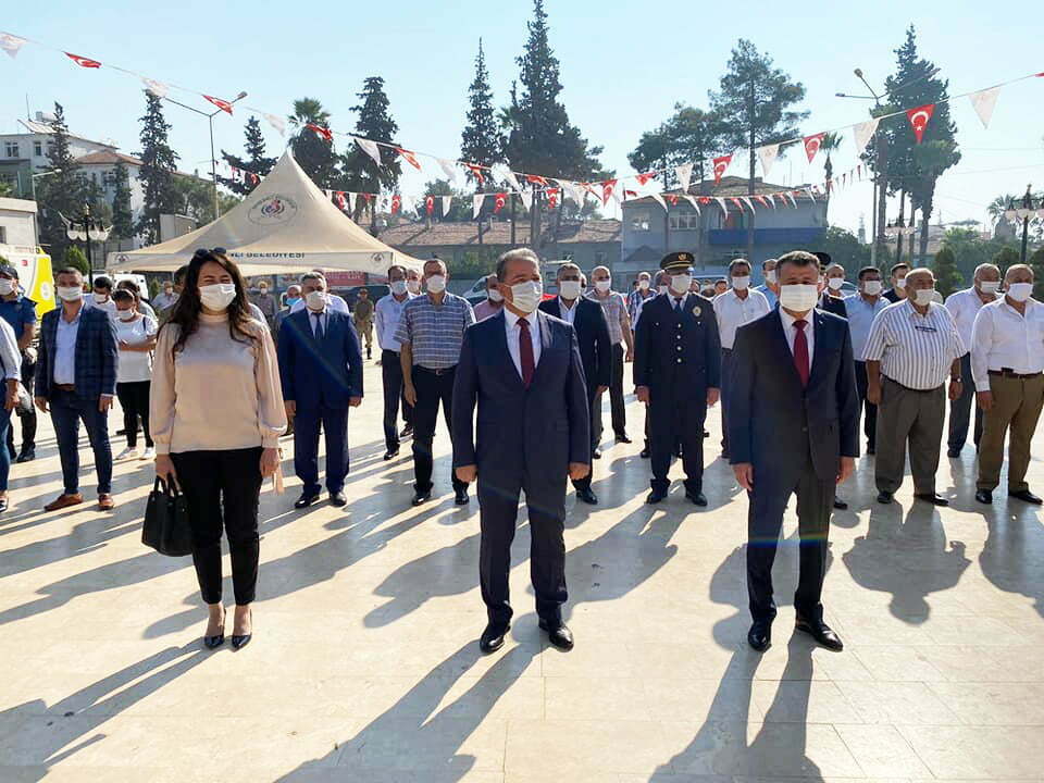 REYHANLI’DA 30 AĞUSTOS ZAFER BAYRAMI TÖRENLE KUTLANDI