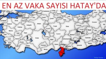 EN AZ VAKA SAYISI HATAY’DA