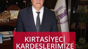 KIRTASİYE İHTİYAÇLARIMIZI LÜTFEN KIRTASİYECİDEN ALALIM