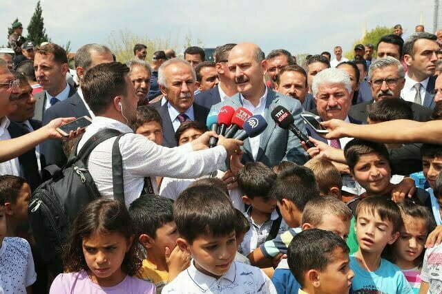 BAKAN SOYLU, “GÜÇ GÖSTERMEK İSTEYENLERİN ARENASI MAZLUM İNSANLARIN ÜLKESİ OLMAMALIDIR”