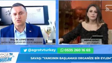BAŞKAN SAVAŞ AGRO TV’NİN CANLI YAYIN KONUĞU OLDU