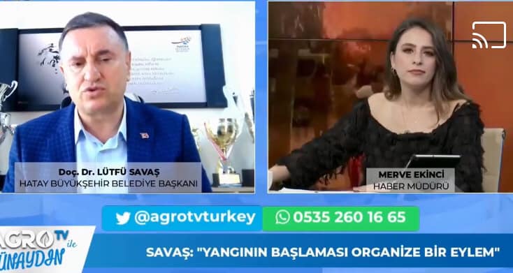 BAŞKAN SAVAŞ AGRO TV’NİN CANLI YAYIN KONUĞU OLDU