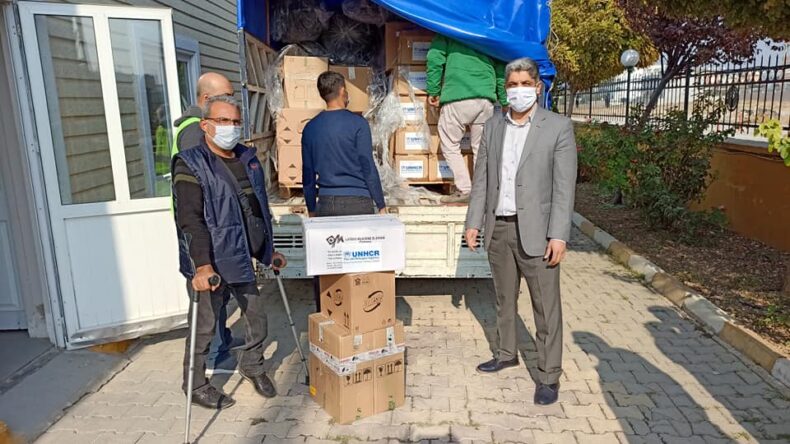 UNHCR Birleşmiş Milletler Mülteciler Yüksek Komiserliği (BMMYK) Hatay Temsilciliğinden Reyhanlı Belediyesine Hijyen ve Temizlik Malzemesi