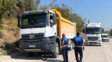 HBB’DEN HAFRİYAT KAMYONLARINA YAKIN TAKİP
