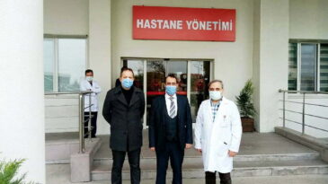 Bayrakçıoğlu’na  geçmiş olsun ziyareti