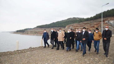 MİLLETVEKİLİ YAYMAN TAHTAKÖPRÜ BARAJINDA İNCELEMELERDE BULUNDU