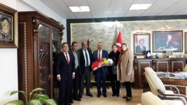 Başkan Şanverdi’ye Teşekkür Ziyareti