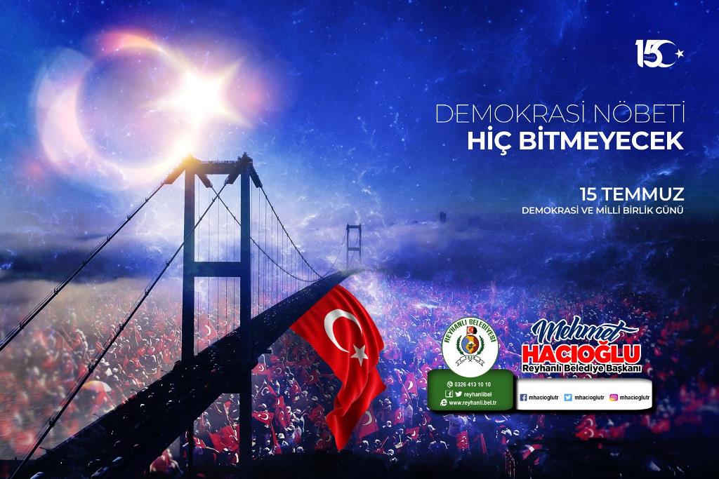 Başkan Hacıoğlu’nun 15 Temmuz Demokrasi ve Milli Birlik Günü Mesajı