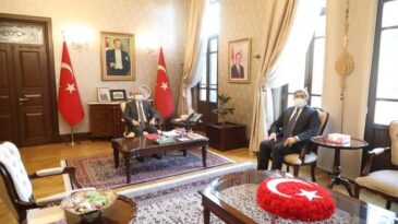 MİLLETVEKİLİ YAYMAN’DAN  VALİ DOĞAN’A ZİYARET