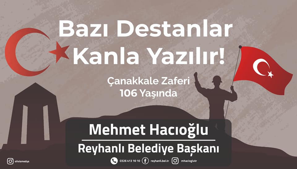 Başkan Hacıoğlu’nun  18 Mart Çanakkale Zaferi Kutlama Mesajı