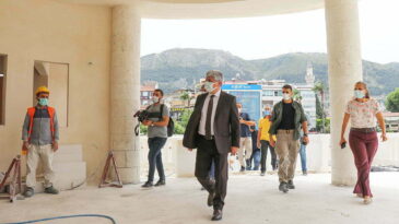 Vali Doğan’dan Meclis Binası ve  Adalı Konağı’nda İnceleme