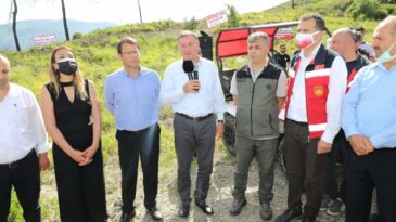 FİDANLAR YANGIN YARALARINA MERHEM OLACAK