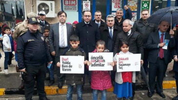 Yaya Öncelikli Trafik Yılı etkinliği