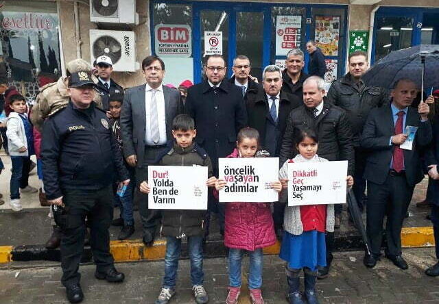 Yaya Öncelikli Trafik Yılı etkinliği