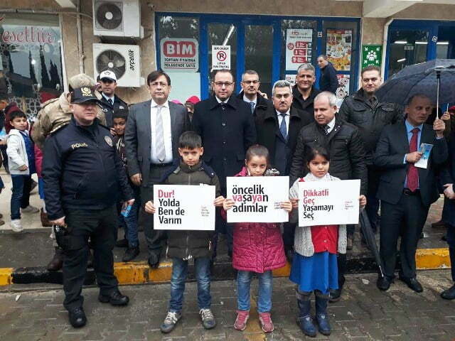 Yaya Öncelikli Trafik Yılı etkinliği