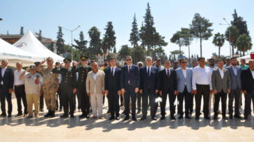 TÜRK ASKERİNİN REYHANLI’YA GİRİŞİNİN 84. YIL DÖNÜMÜ TÖRENLE KUTLANDI