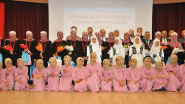 Reyhanlı’da Hafizeler taçlandı