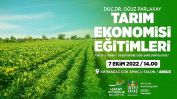 HBB’DEN TARIMA BİLİMSEL VE AKILCI DESTEK