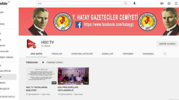 HGC TV YOUTUBE KANALI HİZMETE GİRDİ