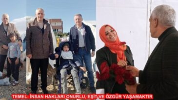 TEMEL: İNSAN HAKLARI ONURLU, EŞİT VE ÖZGÜR YAŞAMAKTIR