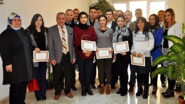 TEOG’da başarılı olan öğretmenlere teşekkür belgesi