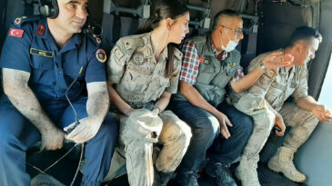 HAVADAN ORMAN ARAZİLERİNİN KONTROLÜ YAPILDI