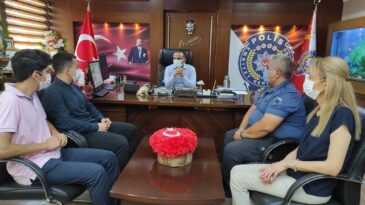 Emniyet Müdürü Nevzat Güneş bu kez eğitime moral destek verdi