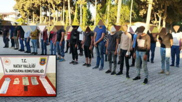 43 KAÇAK GÖÇMEN VE  1 ORGANİZATÖR YAKALANDI