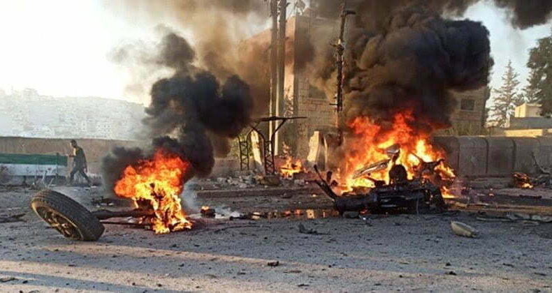 Afrin’de YPG/PKK’nın bombalı terör saldırısında 3 sivil öldü, 10 sivil yaralandı