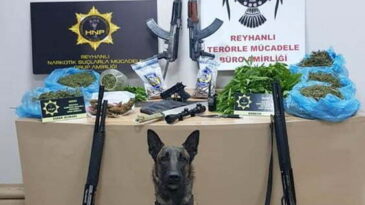 ÖDÜLLÜ NARKOTİK KÖPEĞİ “RÜZGAR” UYUŞTURUCUYA GEÇİT VERMİYOR