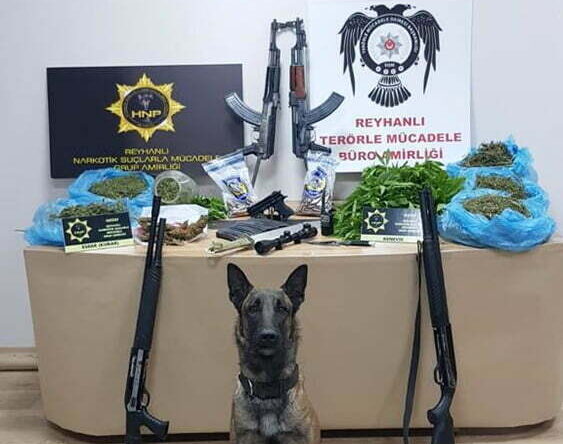 ÖDÜLLÜ NARKOTİK KÖPEĞİ “RÜZGAR” UYUŞTURUCUYA GEÇİT VERMİYOR