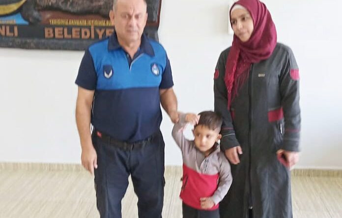 KAYIP ÇOCUK AİLESİNE TESLİM EDİLDİ
