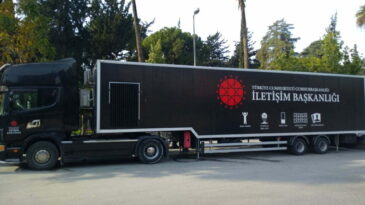 CUMHURBAŞKANLIĞI MOBİL İLETİŞİM TIRI ANTAKYA’DA