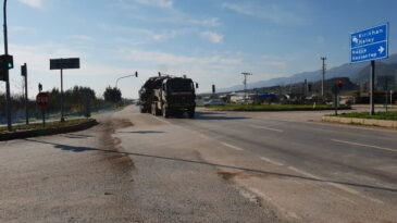 HATAY’DA YOĞUN TANK SEVKİYATI