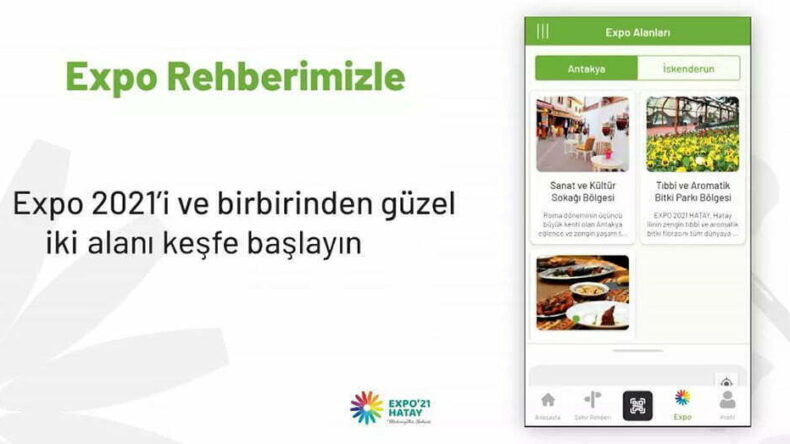 EXPO 2021 HATAY UYGULAMASI YAYINDA