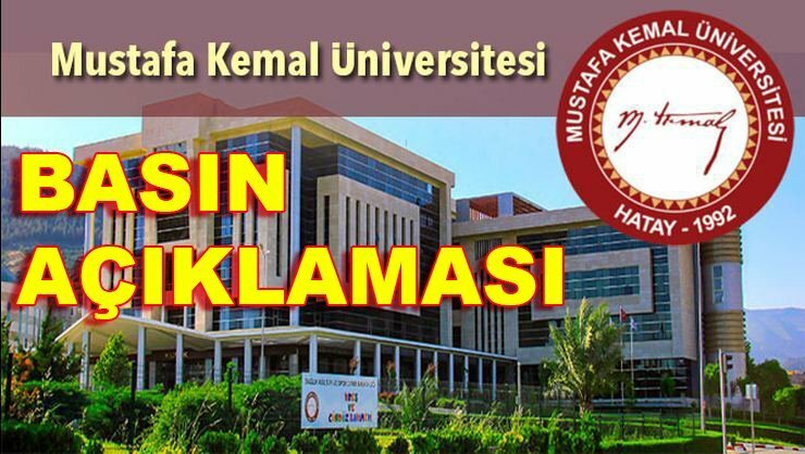 MKÜ’DEN AÇIKLAMA GELDİ
