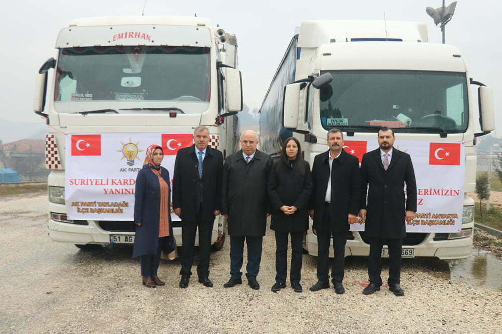 Ak Parti Hatay teşkilatlarından İdlib’e insani yardım!