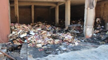 Reyhanlı’daki yangın sonrası hasar tespit çalışması başlatıldı