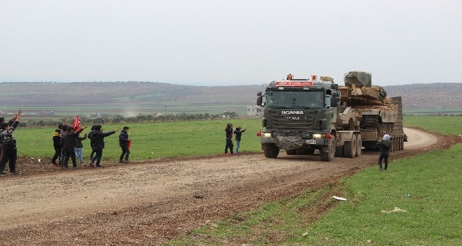SINIRA TANK SEVKİYATI