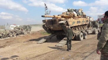 Sınıra tank sevkiyatı  devam ediyor