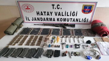 AMANOSLAR’DA  TERÖR ÖRGÜTÜNE AİT  PİYADE TÜFEĞİ ELE GEÇİRİLDİ