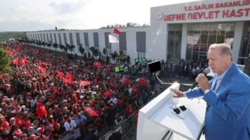 Cumhurbaşkanı Erdoğan Defne Devlet Hastanesi’ni açtı