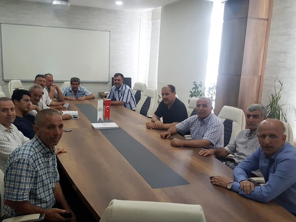 Başkan Çüter Ve Reyhanlı Muhtarlarından Genel Müdür Çaparali’ye Ziyaret