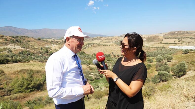BAŞKAN SAVAŞ POSTA EKİBİNE HATAY’I ANLATTI