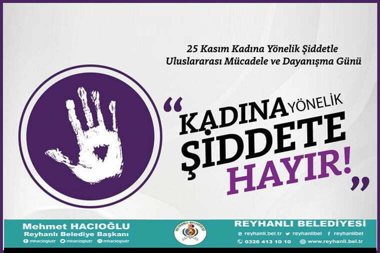 Başkan Hacıoğlu’nun 25 Kasım Kadına yönelik şiddetle mücadele günü Mesajı