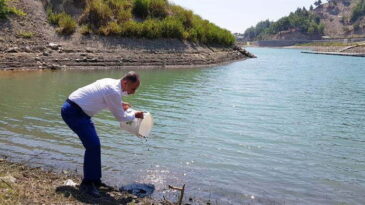 HATAY’DA GÖL VE GÖLETLERİNE 94.000 ADET SAZAN YAVRUSU BIRAKILDI