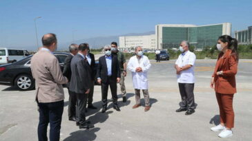 Vali Doğan İncelemelerde Bulundu