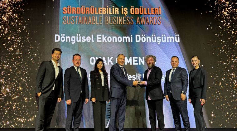 OYAK Çimento’ya “Döngüsel Ekonomi Dönüşümü” Ödülü