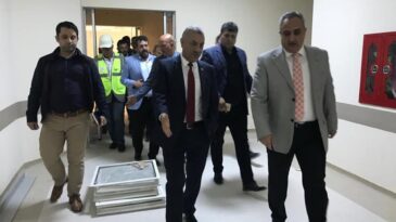 Şanverdi; Reyhanlı Devlet Hastanesi yüzde 95 oranında tamamlandı